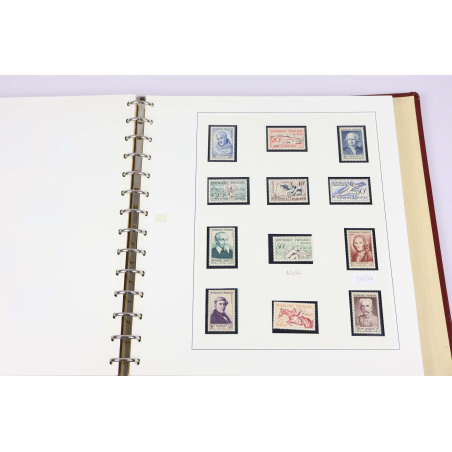 FRANCE COLLECTION ANNÉES 50-60, CLASSÉE PAR UNITÉS/PAIRES/BLOCS TIMBRES NEUFS**
