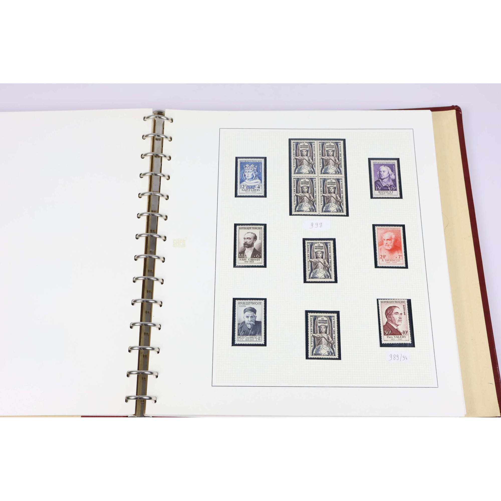 FRANCE COLLECTION ANNÉES 50-60, CLASSÉE PAR UNITÉS/PAIRES/BLOCS TIMBRES NEUFS** FRANCE COLLECTION ANNÉES 50-60, CLASSÉE PAR UNITÉS/PAIRES/BLOCS TIMBRES NEUFS**