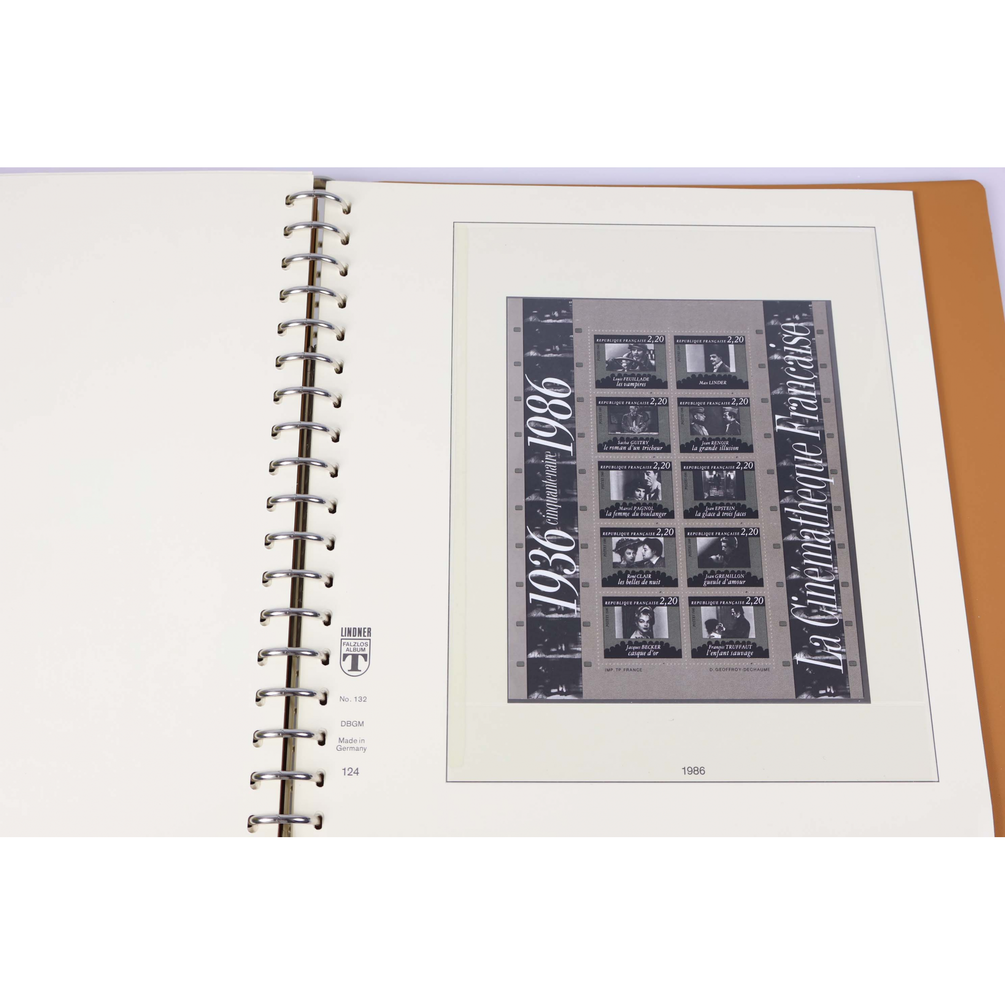 FRANCE, COLLECTION DE 1980 À 1988 TIMBRES NEUFS** DANS ALBUM LINDNER