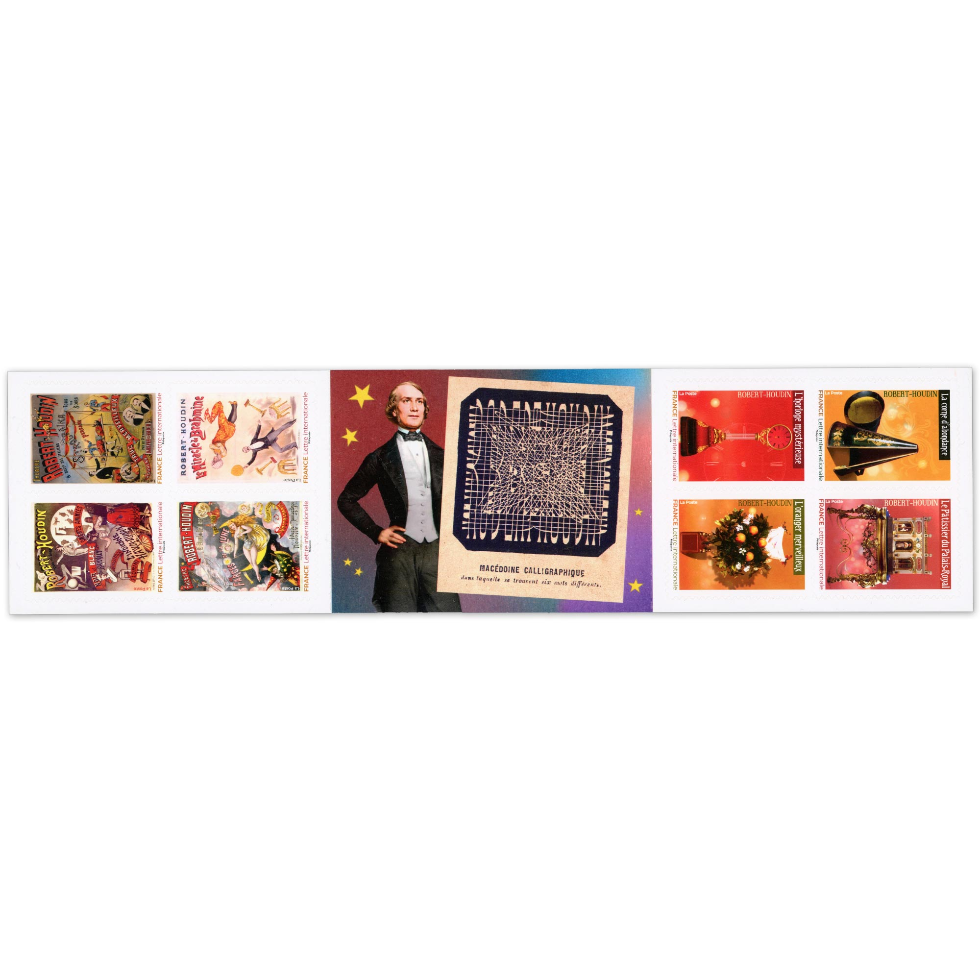 FRANCE CARNET DE TIMBRES N°BC2447 ROBERT-HOUDIN AFFRANCHIR 8 LETTRES 20g MONDE