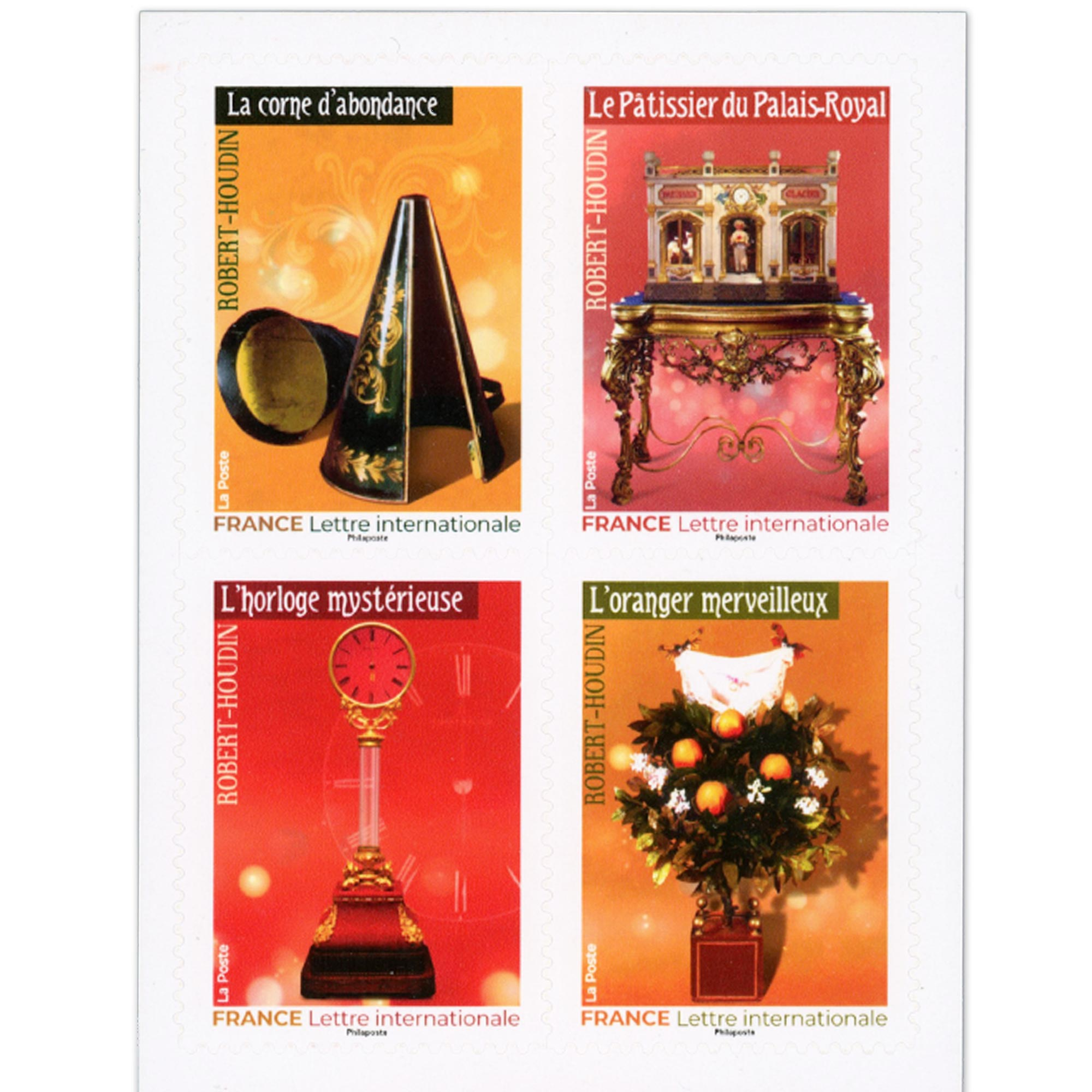 FRANCE CARNET DE TIMBRES N°BC2447 ROBERT-HOUDIN AFFRANCHIR 8 LETTRES 20g MONDE