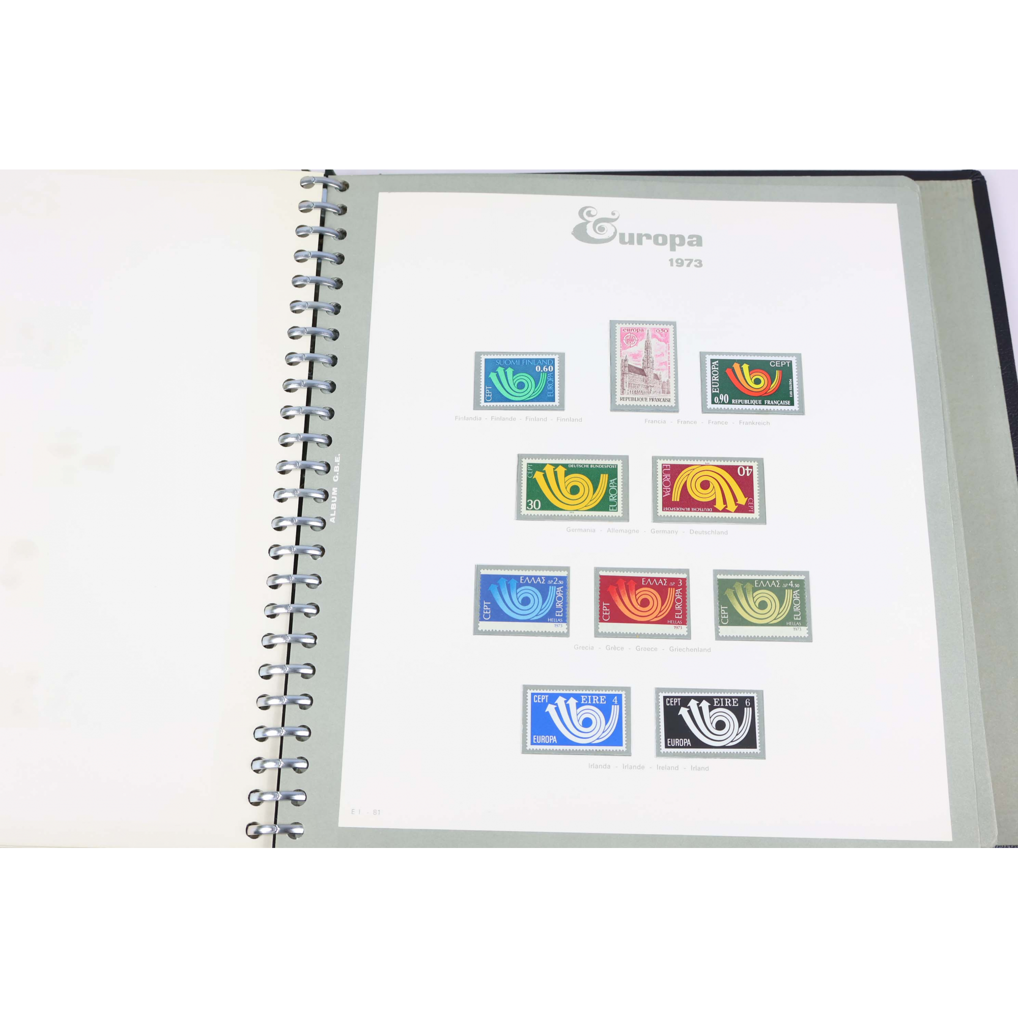 EUROPA, COLLECTION DE TIMBRES ANNÉES 1971 À 1975 COMPLET NEUFS** COTE ÉLEVÉE