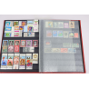 EUROPA, COLLECTION DE TIMBRES NEUFS AVEC ET SANS CHARNIÈRE DANS ALBUM À BANDES EUROPA, COLLECTION DE TIMBRES NEUFS AVEC ET SANS CHARNIÈRE DANS ALBUM À BANDES