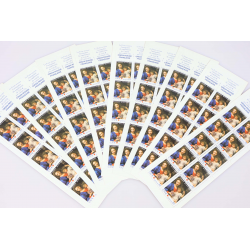 LOT 15 CARNETS CROIX ROUGE BC2052 MIGNARD TIMBRES NEUFS** 0.50€ X 10 FACIALE 75€