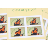 LOT 15 CARNETS AUTOADHÉSIFS BC41 GARCON TIMBRES NEUFS** 0.50€ X 10 FACIALE 75€