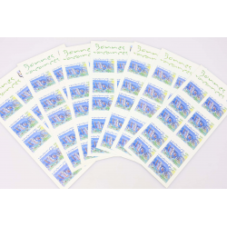 LOT 15 CARNETS AUTOADHÉSIFS BC42 VACANCES TIMBRES NEUFS** 0.50€ X 10 FACIALE 75€