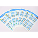 LOT 15 CARNETS AUTOADHÉSIFS BC37 ROUGE GORGE TIMBRES NEUFS 0.50€ X10 FACIALE 75€