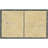 FRANCE, PAIRE DE TIMBRES N° 276 ET 276a VARIÉTÉ, CAISSE D'AMORTISSEMENT REGOMMÉS
