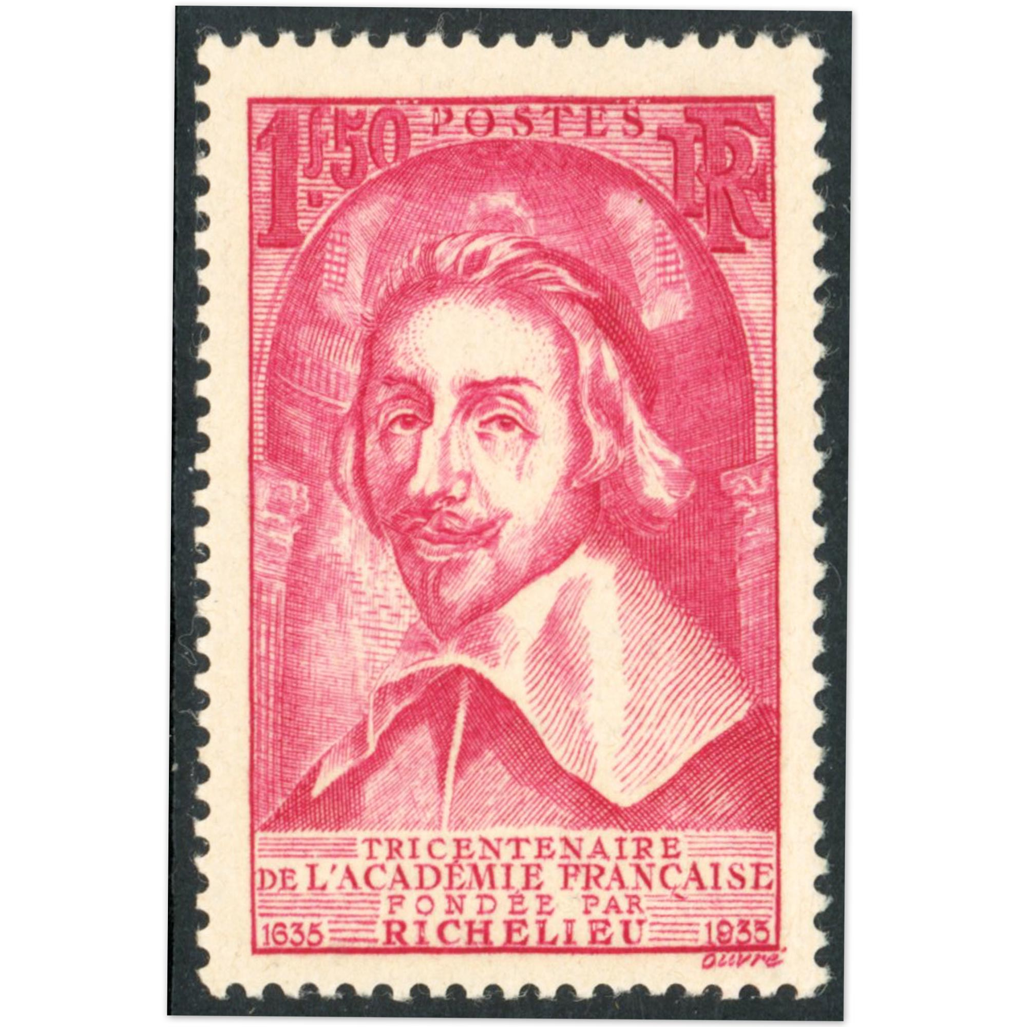 FRANCE, TIMBRE N° 305 NEUF** "CARDINAL DE RICHELIEU" - COTE 95 EUROS - 1935