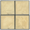 MONACO POSTE AÉRIENNE SÉRIE OISEAUX N° 55 À 58 TIMBRES NEUFS** SIGNÉS CALVES 1955