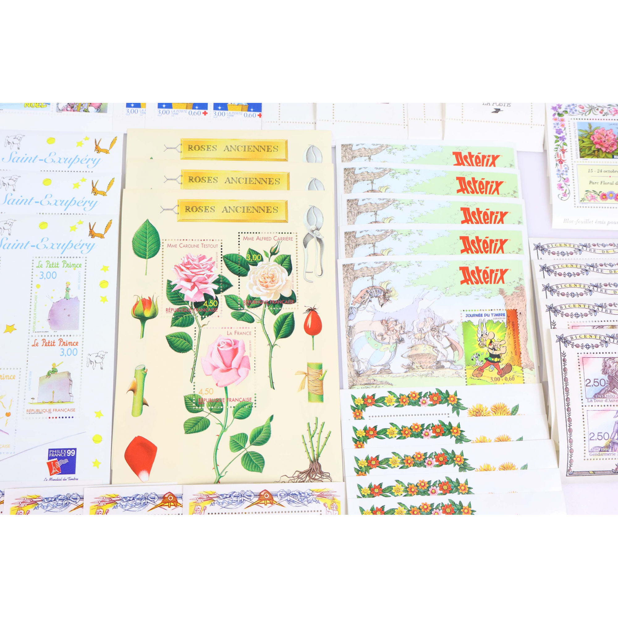 LOT TIMBRES EN FRANCS POUR AFFRANCHIR, BLOCS/CARNETS NEUFS, VALEUR FACIALE 100€