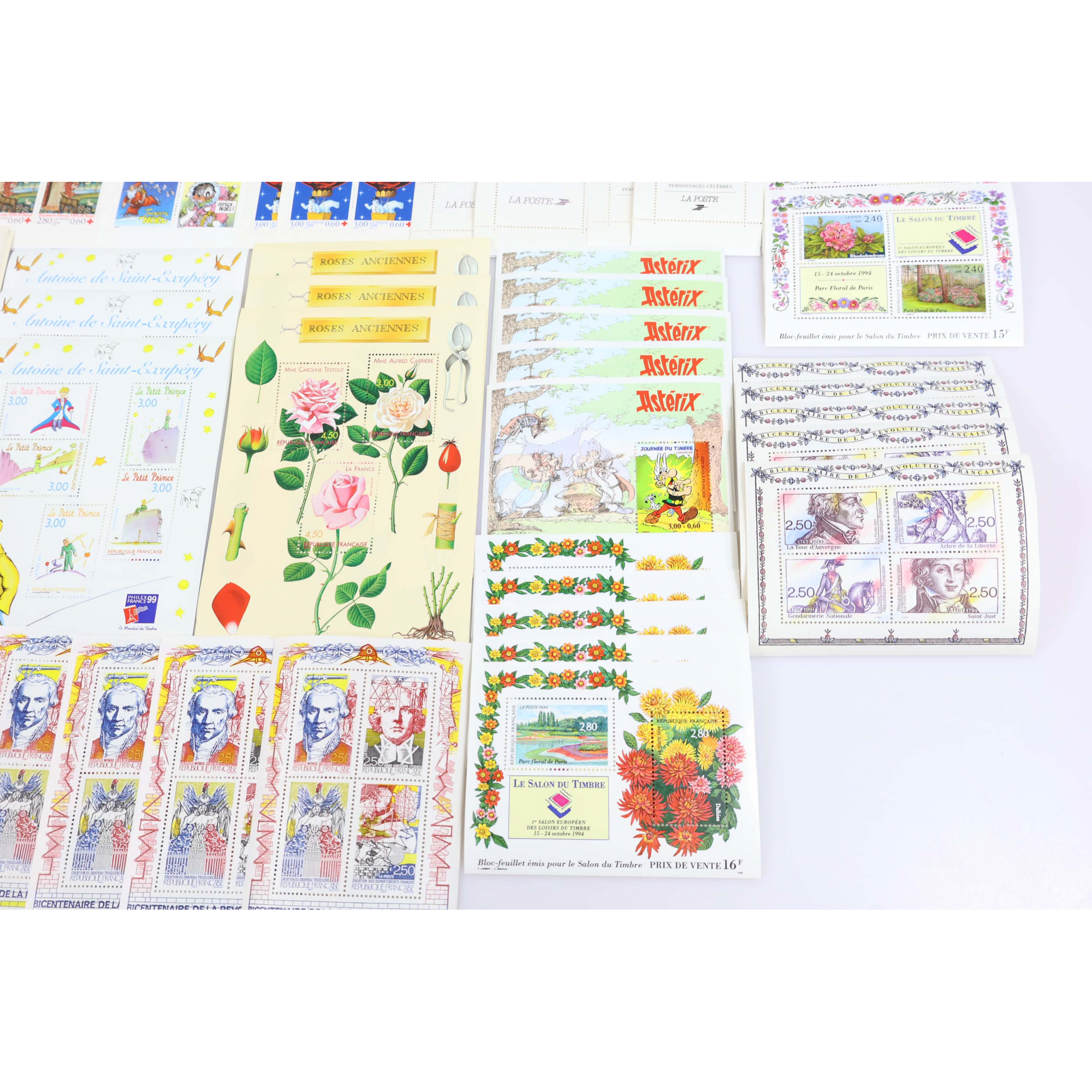 LOT TIMBRES EN FRANCS POUR AFFRANCHIR, BLOCS/CARNETS NEUFS, VALEUR FACIALE 100€