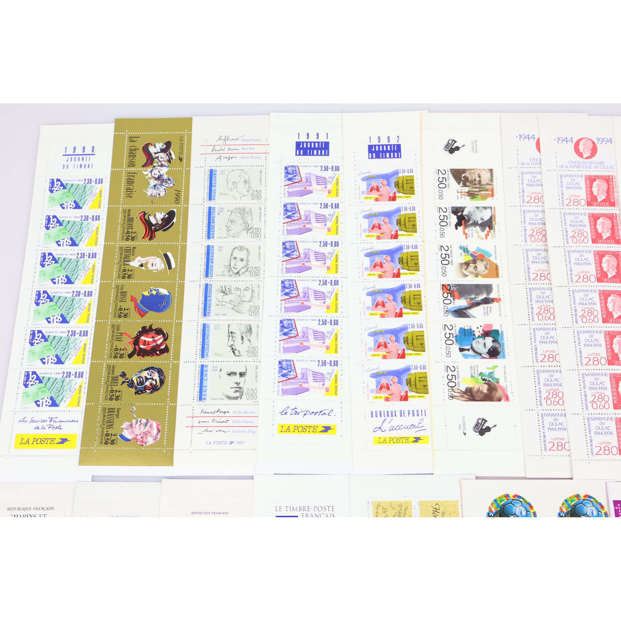LOT TIMBRES EN FRANCS POUR AFFRANCHIR, VRAC/CARNETS NEUFS, VALEUR FACIALE 100€