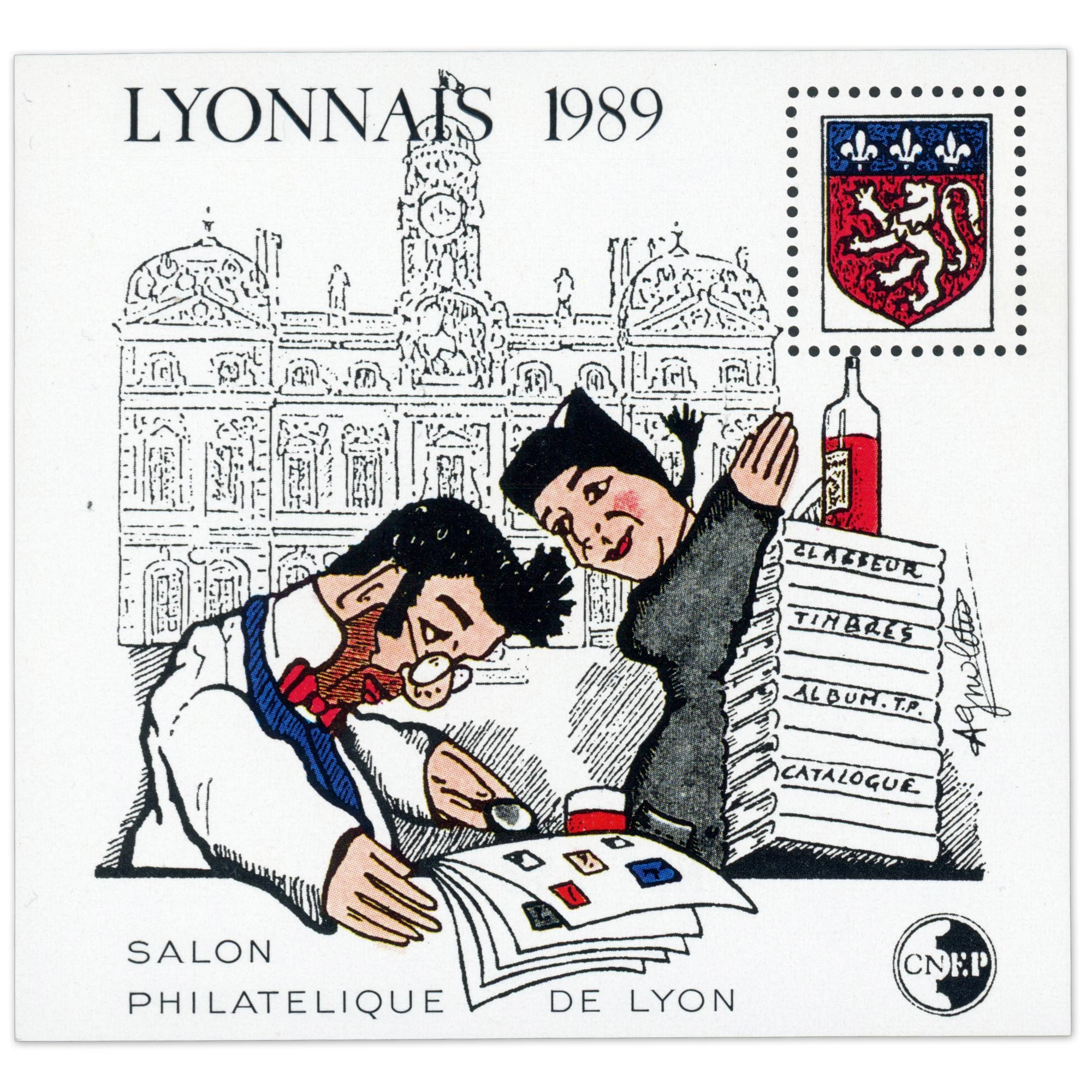 BLOCS CNEP YT 10 ET 11 - FRANCE 1989 - NEUFS LUXE - SALON PHILATÉLIQUE DE LYON