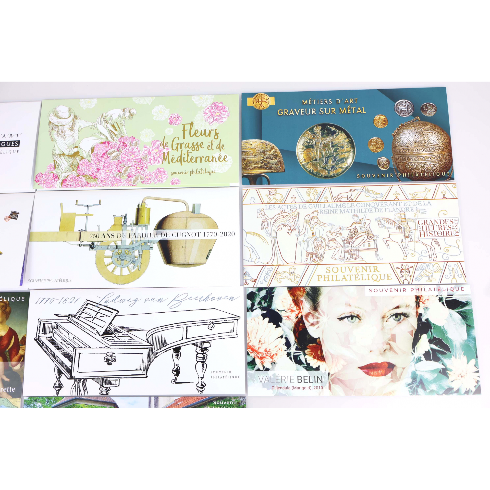 TIMBRES FRANCE BLOCS SOUVENIRS ANNEE COMPLETE 2020 NEUFS 12 BLOCS AVEC POCHETTES