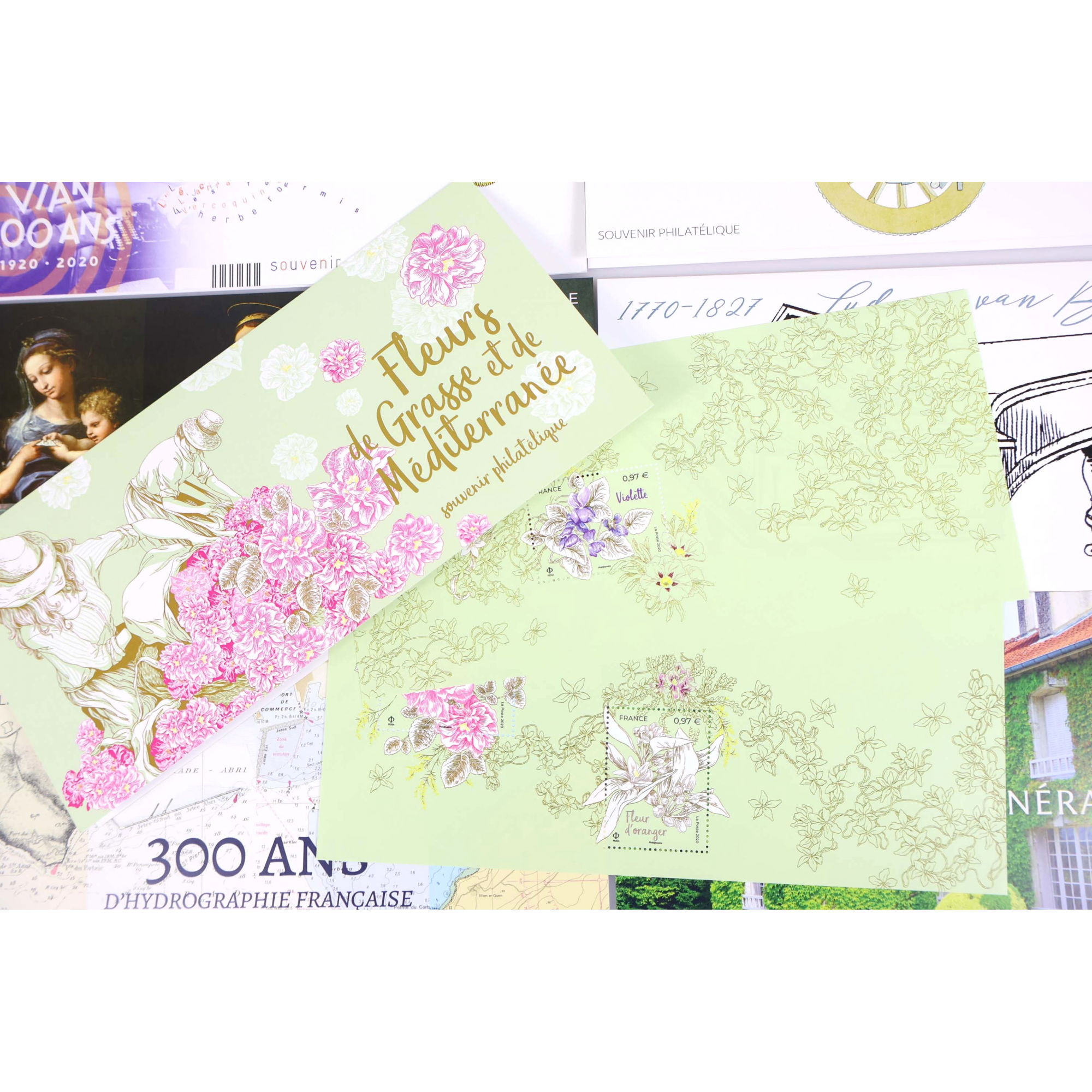 TIMBRES FRANCE BLOCS SOUVENIRS ANNEE COMPLETE 2020 NEUFS 12 BLOCS AVEC POCHETTES