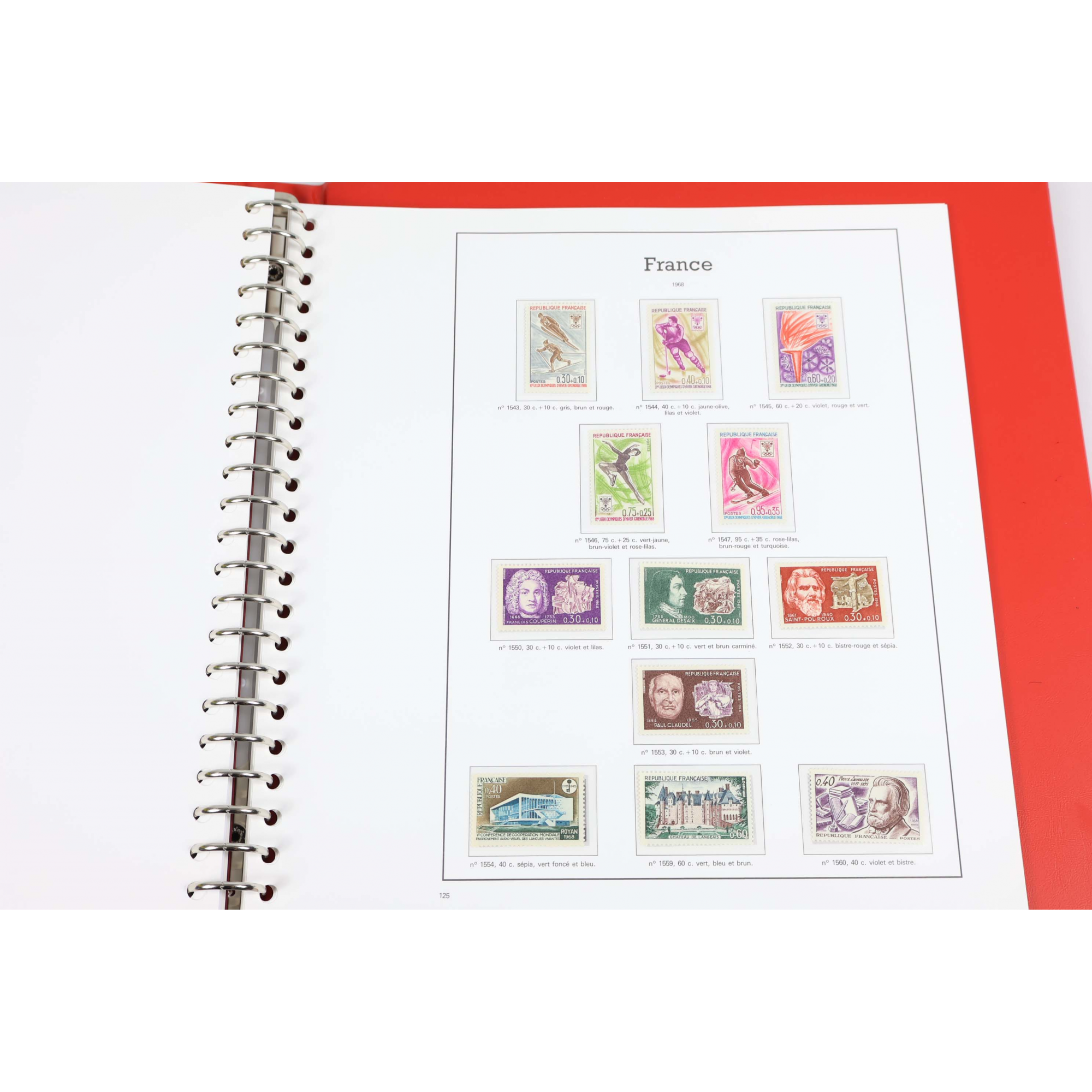 COLLECTION DE FRANCE DE 1960 À 1969 TIMBRES NEUFS CLASSEUR YT HAUT DE GAMME