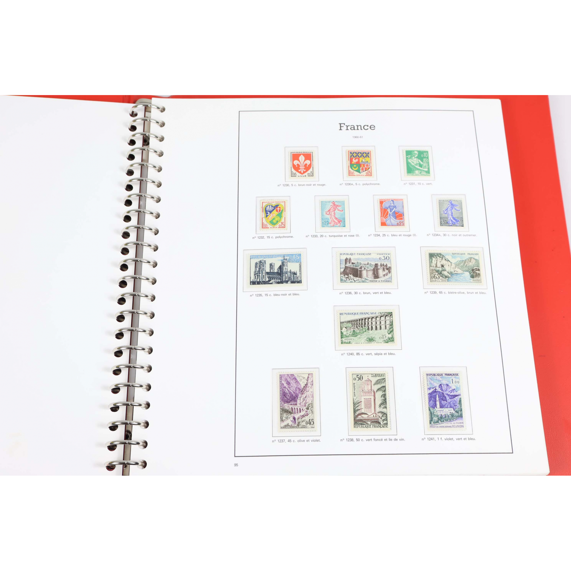 COLLECTION DE FRANCE DE 1960 À 1969 TIMBRES NEUFS CLASSEUR YT HAUT DE GAMME