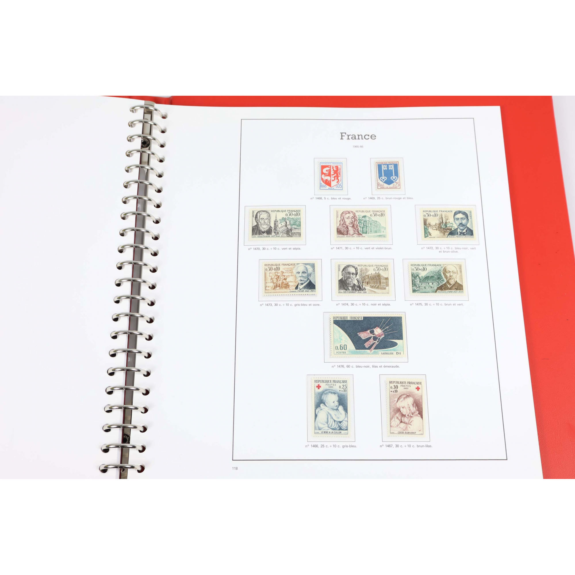 COLLECTION DE FRANCE DE 1960 À 1969 TIMBRES NEUFS CLASSEUR YT HAUT DE GAMME