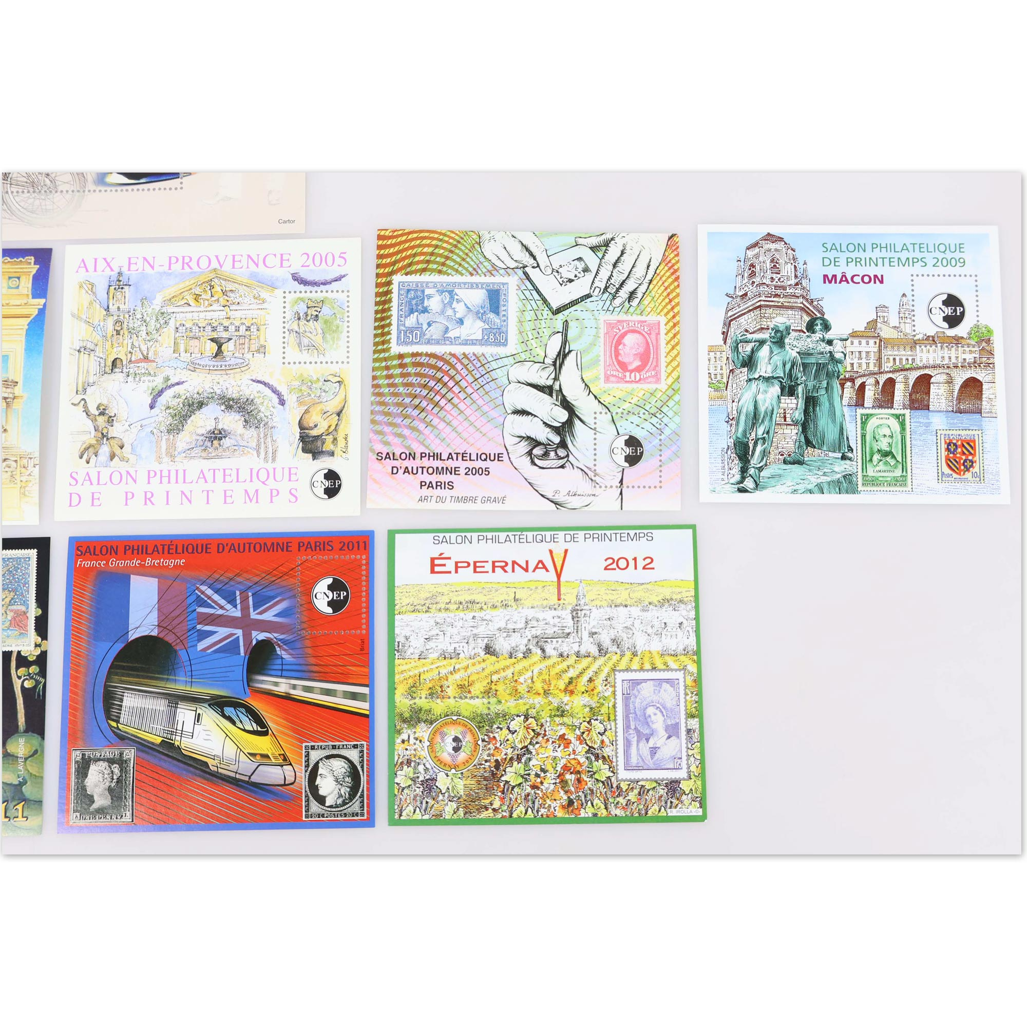 LOT DE 18 BLOCS CNEP DE FRANCE DE 1980 À 2012 NEUFS** COTE 319 EUROS