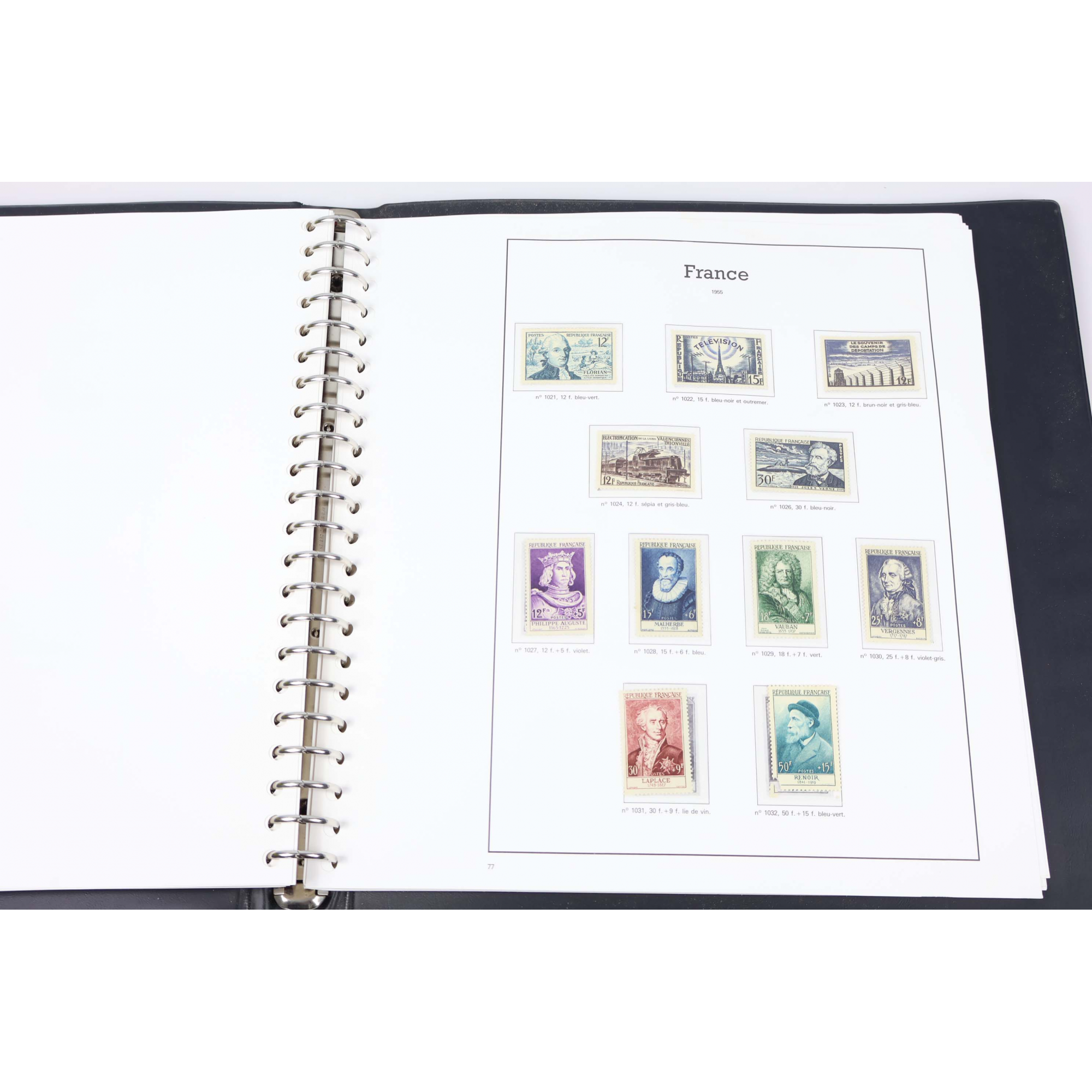 COLLECTION DE FRANCE DE 1945 À 1959 TIMBRES NEUFS, HUMIDITÉ PRÉSENTE, PRIX BAS