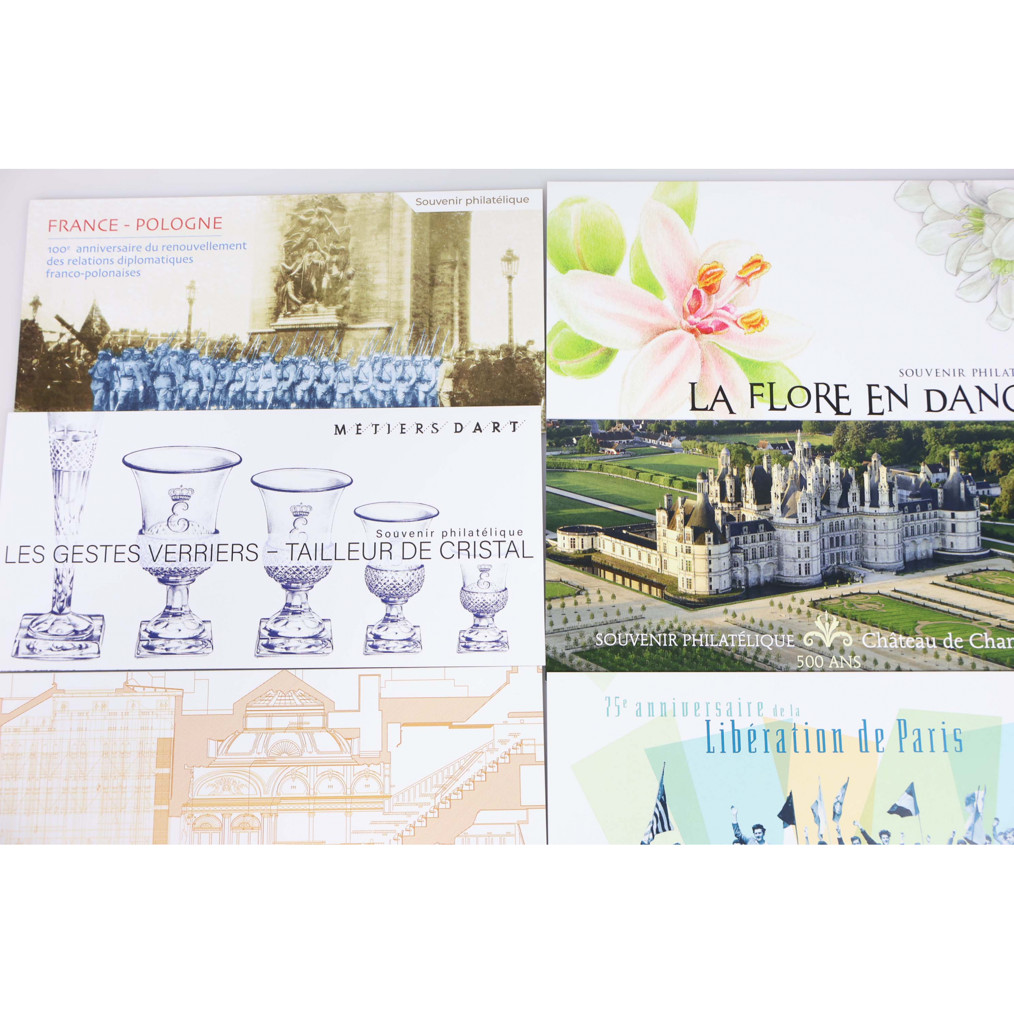 COLLECTION BLOCS SOUVENIRS FR 2019 ANNÉE COMPLÈTE SANS LE N° 161, TIMBRES NEUFS