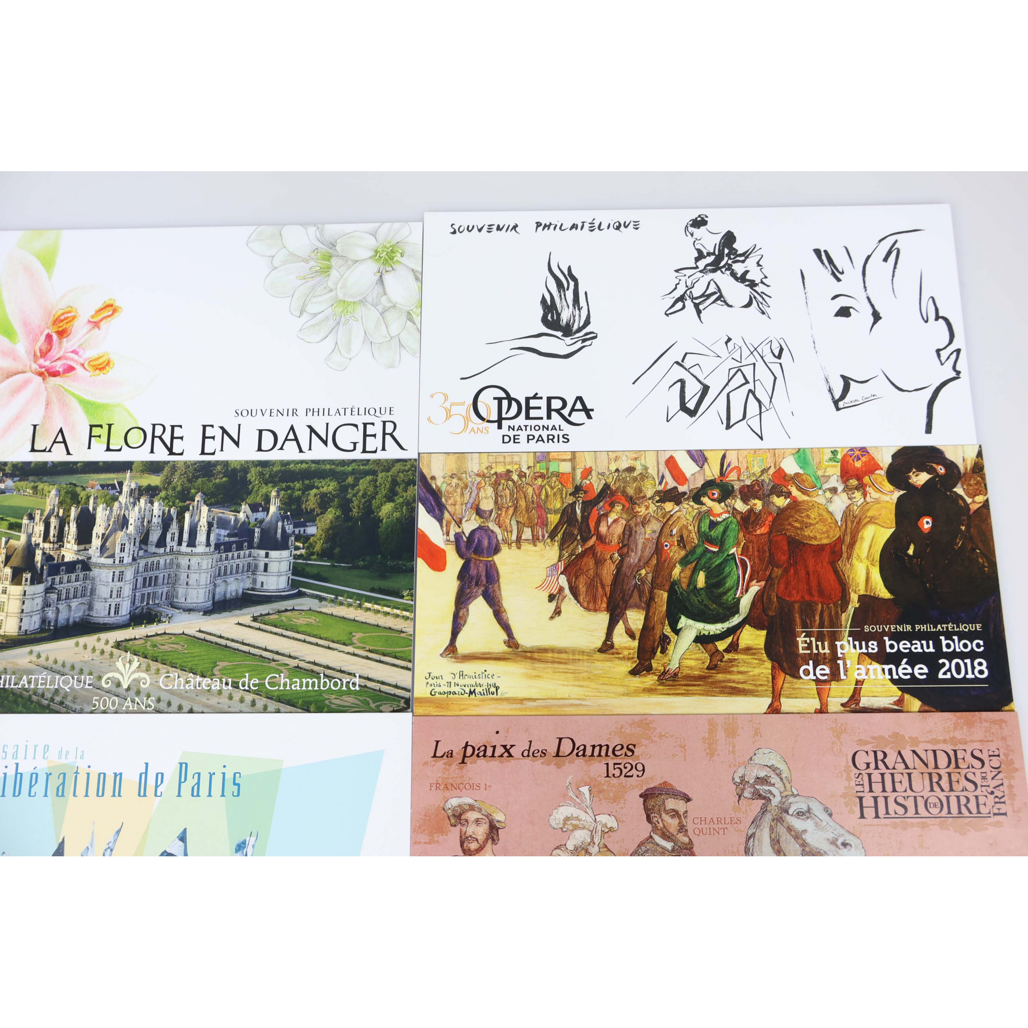 COLLECTION BLOCS SOUVENIRS FR 2019 ANNÉE COMPLÈTE SANS LE N° 161, TIMBRES NEUFS