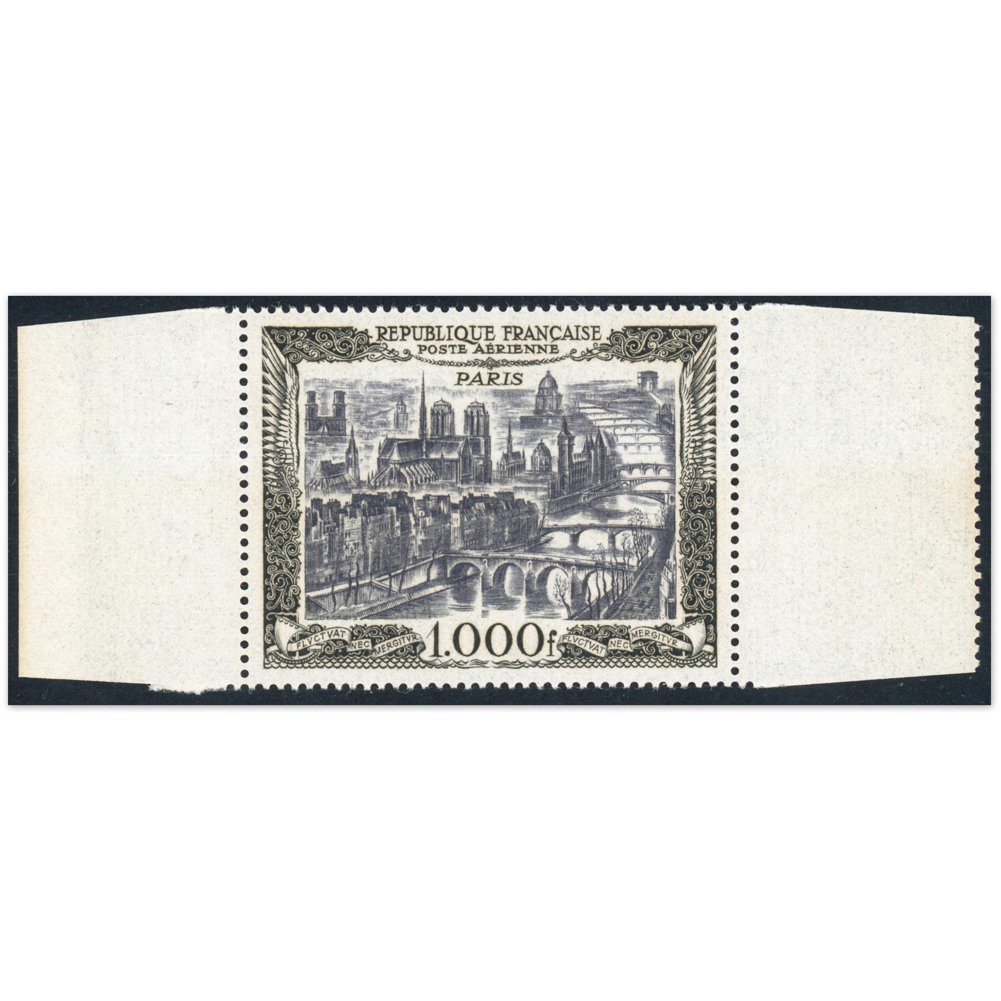 FRANCE POSTE AERIENNE N° 29 AVEC BDF, 1000 FFR VUE DE PARIS TIMBRE NEUF** - 1950