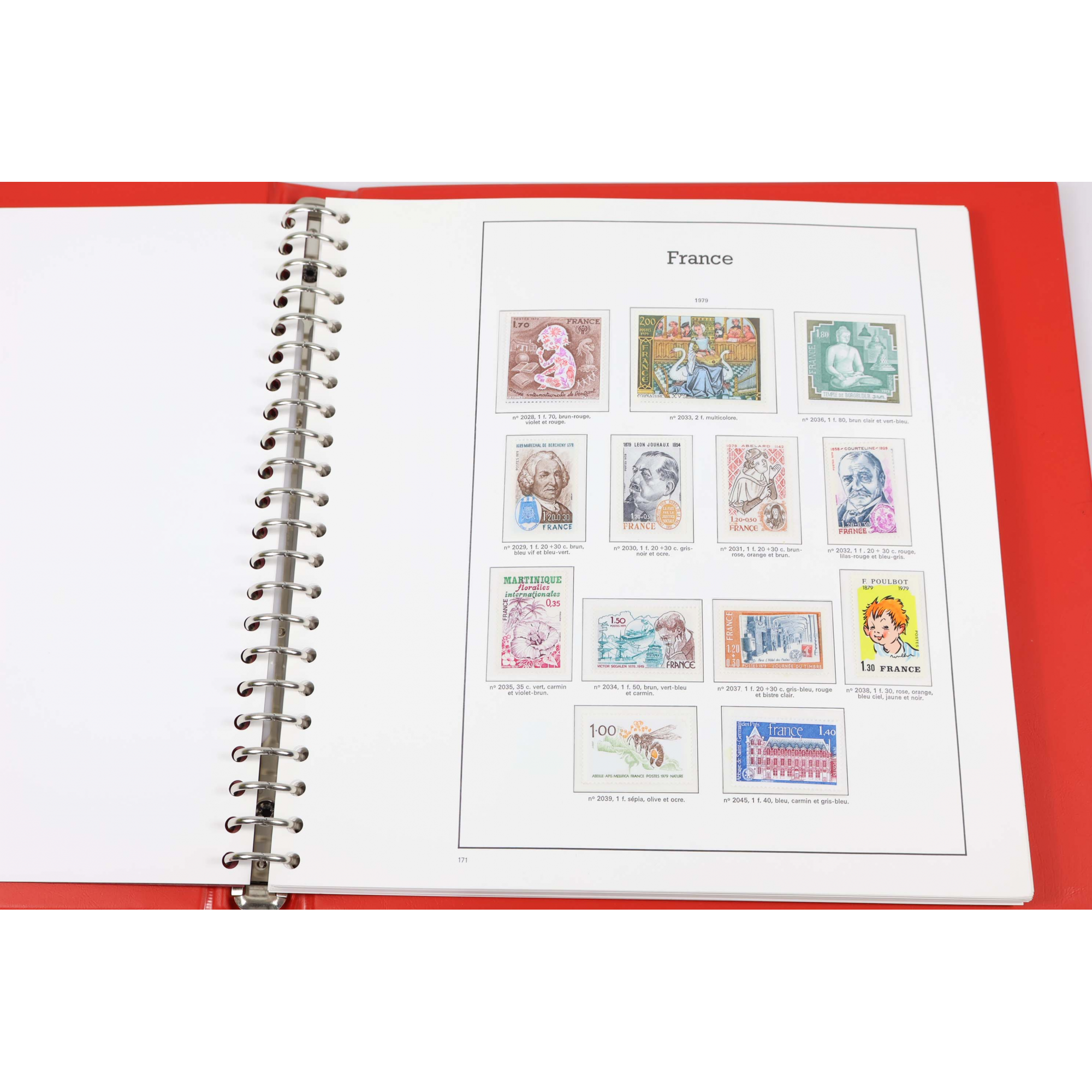 COLLECTION DE FRANCE 1979 À 1985 COMPLET TIMBRES NEUFS CLASSEUR YT HAUT DE GAMME