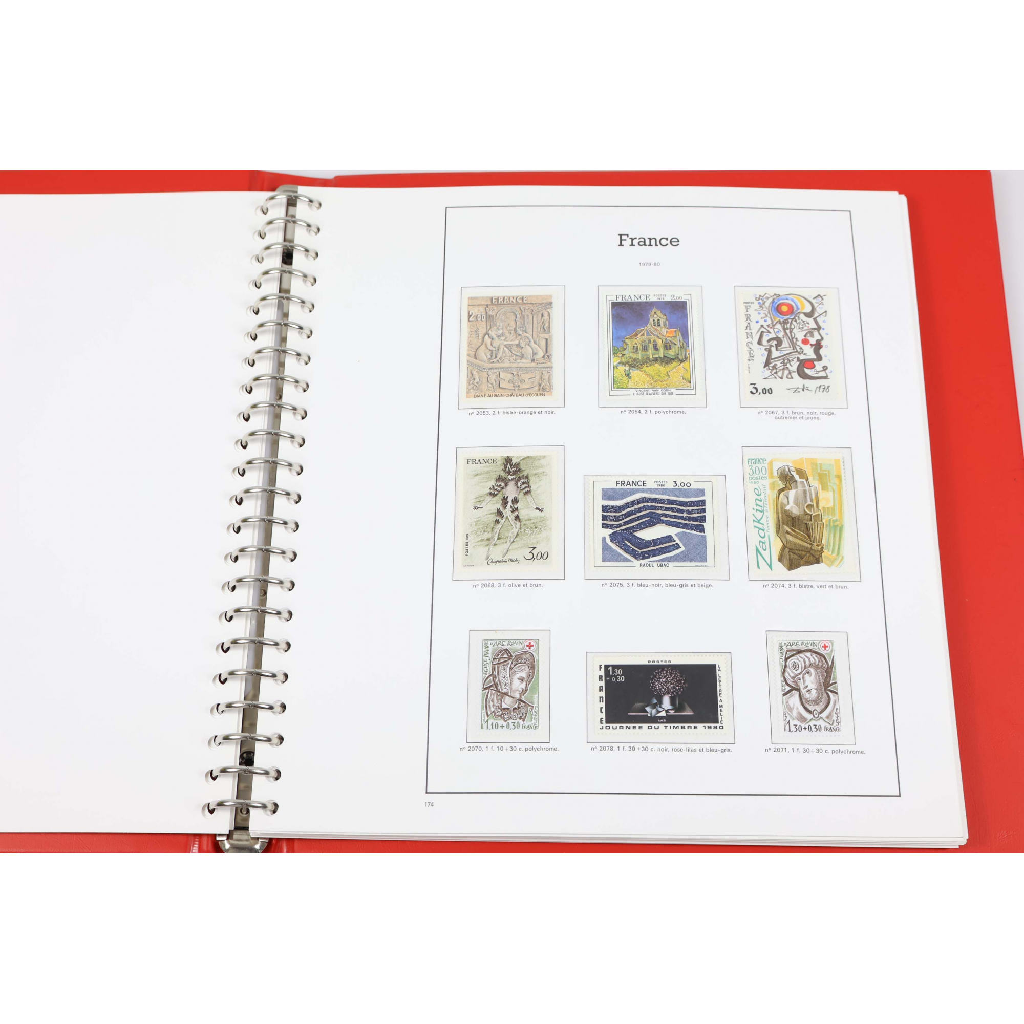 COLLECTION DE FRANCE 1979 À 1985 COMPLET TIMBRES NEUFS CLASSEUR YT HAUT DE GAMME