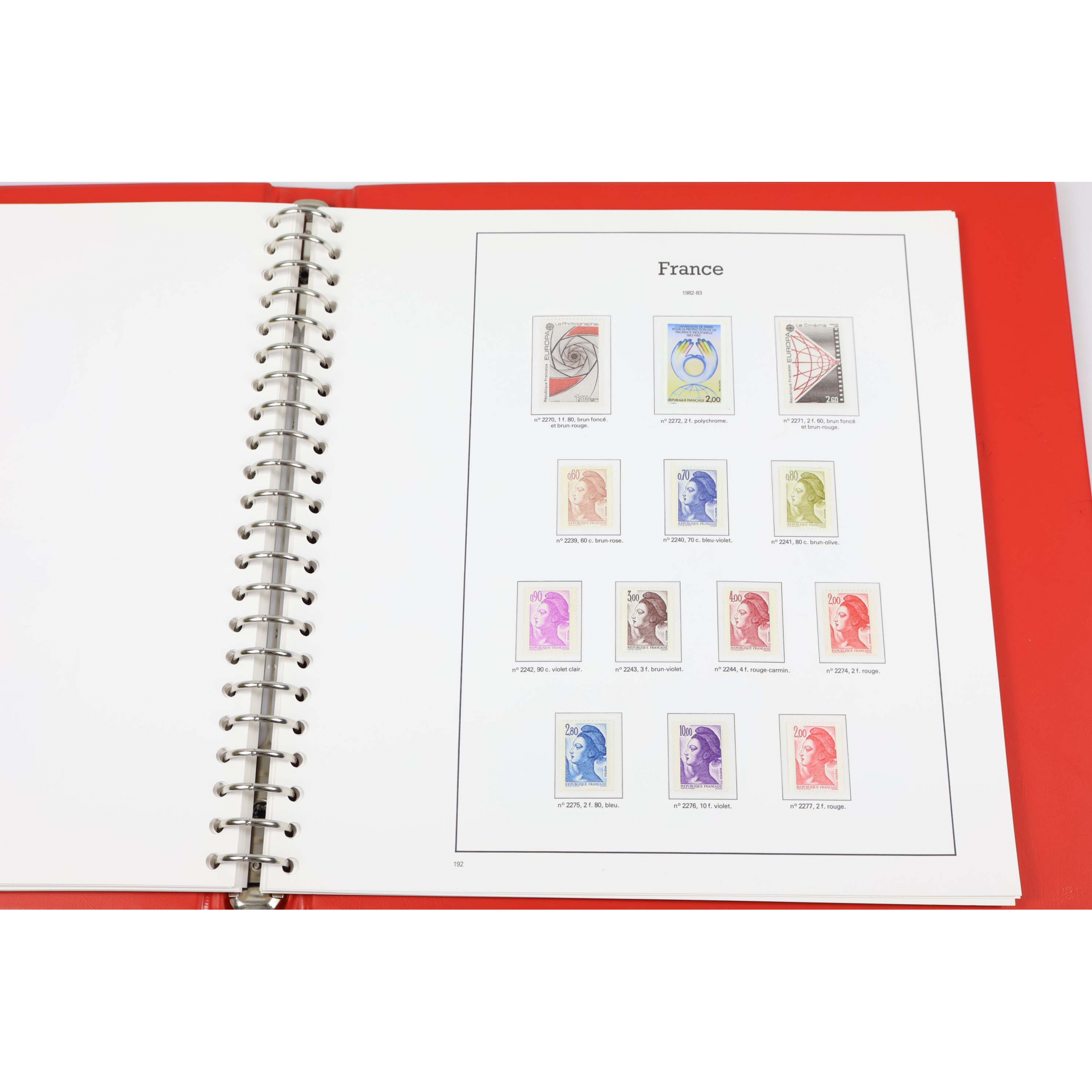 COLLECTION DE FRANCE 1979 À 1985 COMPLET TIMBRES NEUFS CLASSEUR YT HAUT DE GAMME