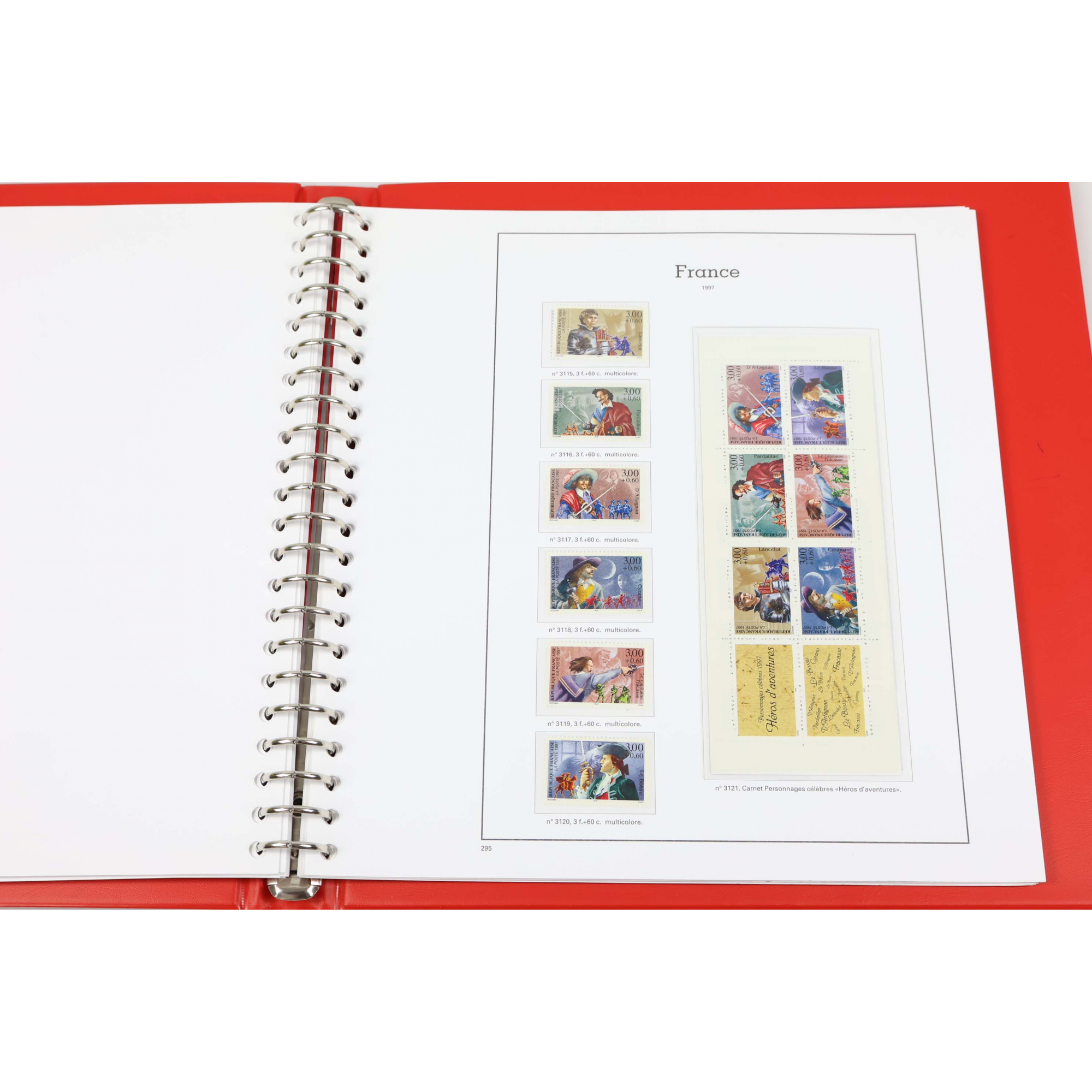 COLLECTION DE FRANCE 1995 À 1998 COMPLET TIMBRES NEUFS CLASSEUR YT HAUT DE GAMME