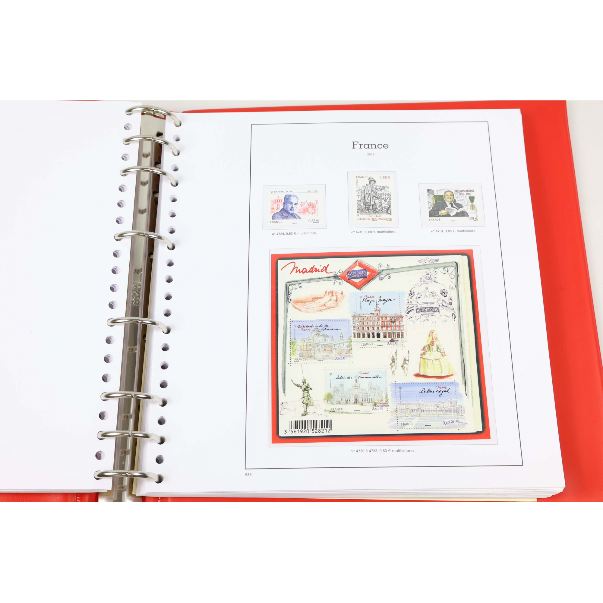 COLLECTION DE FRANCE 2011 À 2015 TIMBRES NEUFS CLASSEUR YT SUPRA HAUT DE GAMME