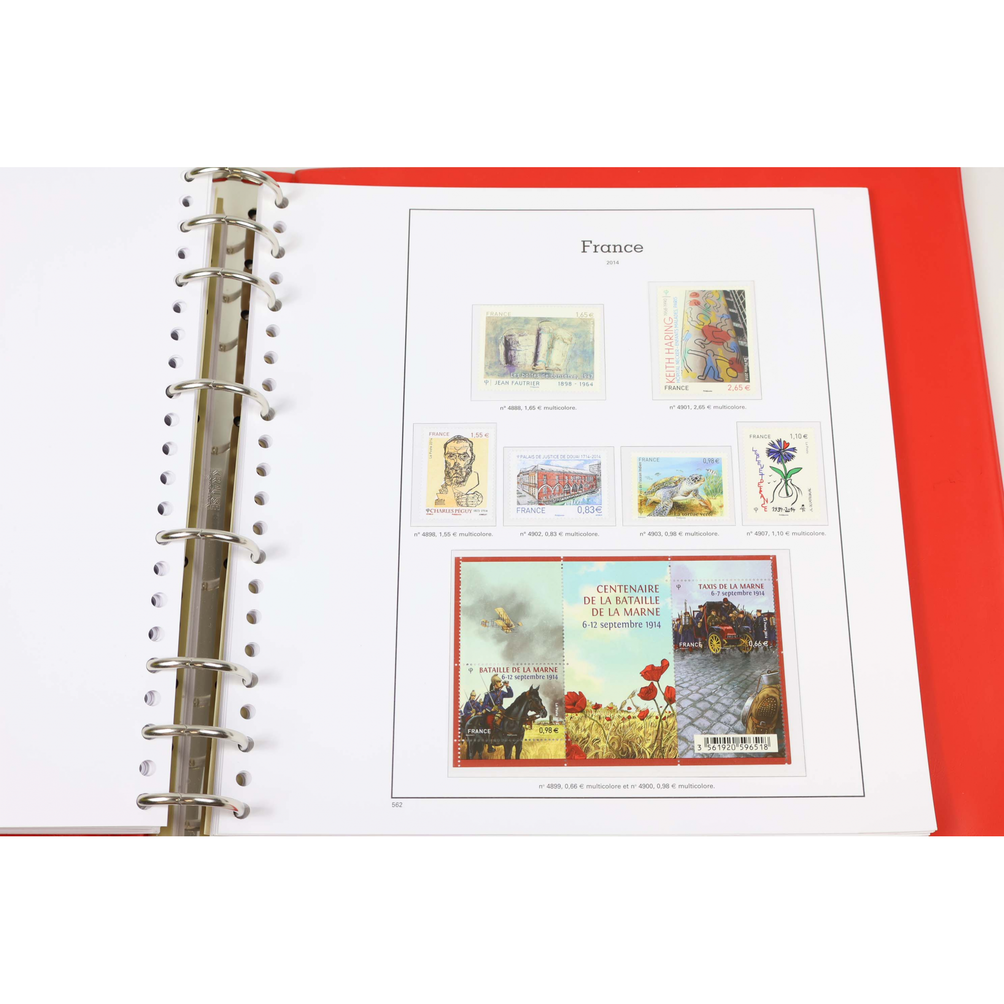COLLECTION DE FRANCE 2011 À 2015 TIMBRES NEUFS CLASSEUR YT SUPRA HAUT DE GAMME