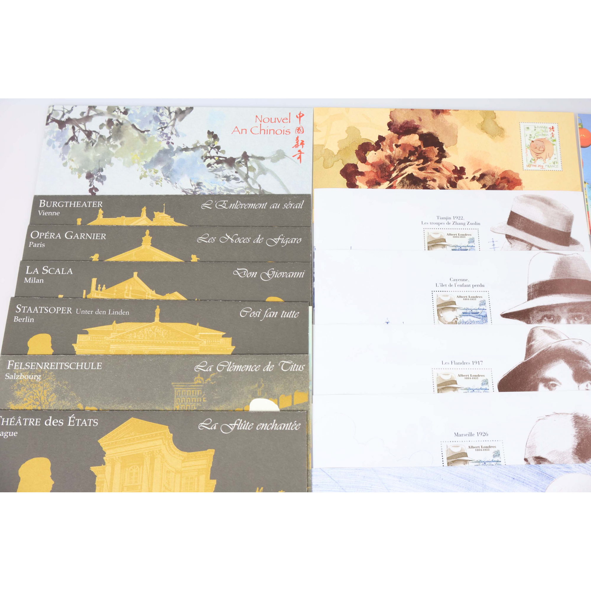 COLLECTION DE 30 BLOCS SOUVENIRS DE FRANCE DE 2006 A 2008 COMPLET TIMBRES NEUFS