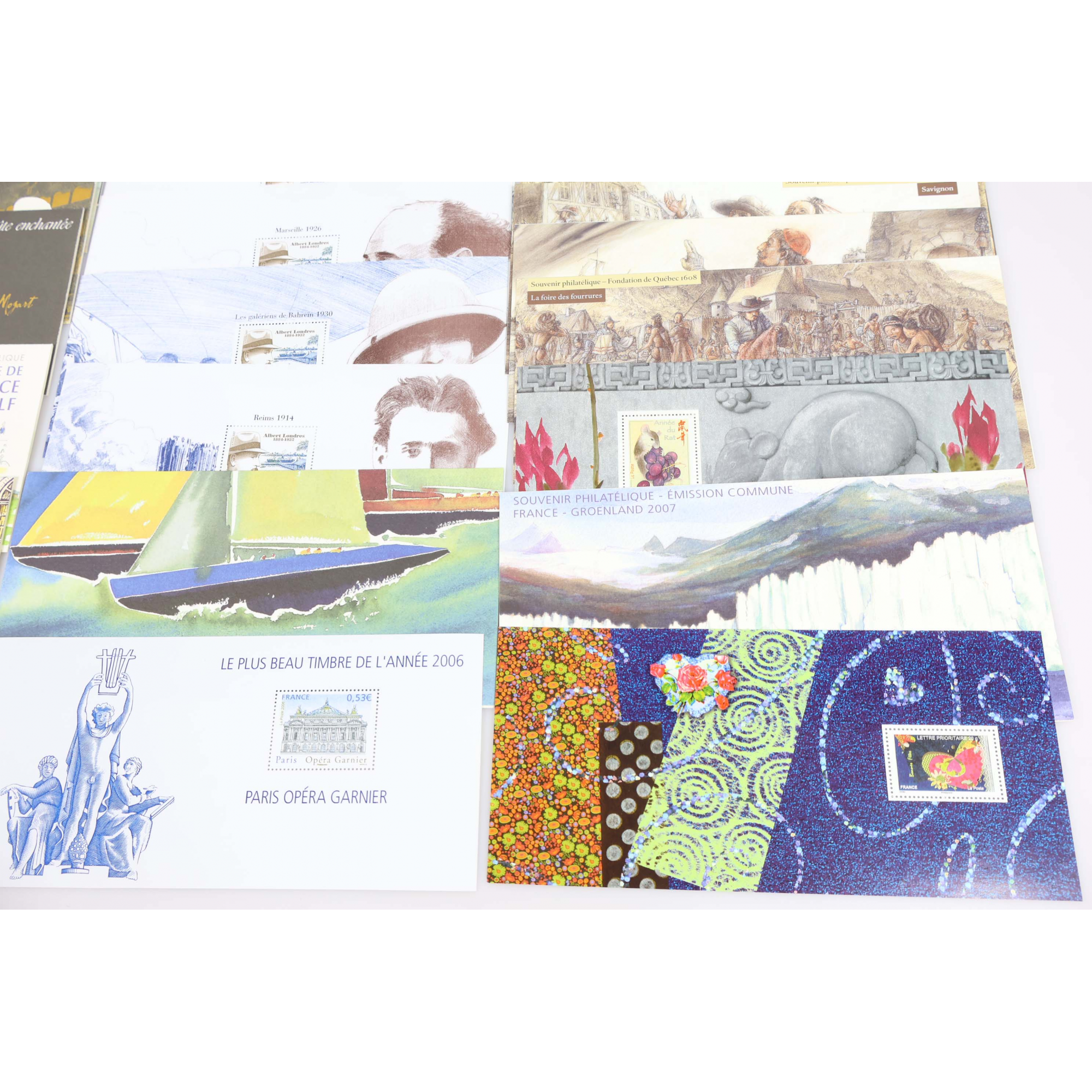 COLLECTION DE 30 BLOCS SOUVENIRS DE FRANCE DE 2006 A 2008 COMPLET TIMBRES NEUFS