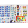 LOT EN FRANCS TIMBRES / FEUILLES / BLOCS / CARNETS VALEUR FACIALE 1021 FRANCS