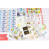 LOT EN FRANCS TIMBRES / FEUILLES / BLOCS / CARNETS VALEUR FACIALE 1021 FRANCS