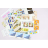 LOT EN FRANCS TIMBRES / FEUILLES / BLOCS / CARNETS VALEUR FACIALE 1021 FRANCS