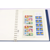COLLECTION DE TIMBRES DE FRANCE NEUFS COMPLÈTE 1996 A 2001 CLASSEUR LUXE LINDNER