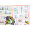LOT DE 77 TIMBRES A 0.56€ EN BLOCS ET TIMBRES-POSTES NEUFS** FACIALE 43.12€