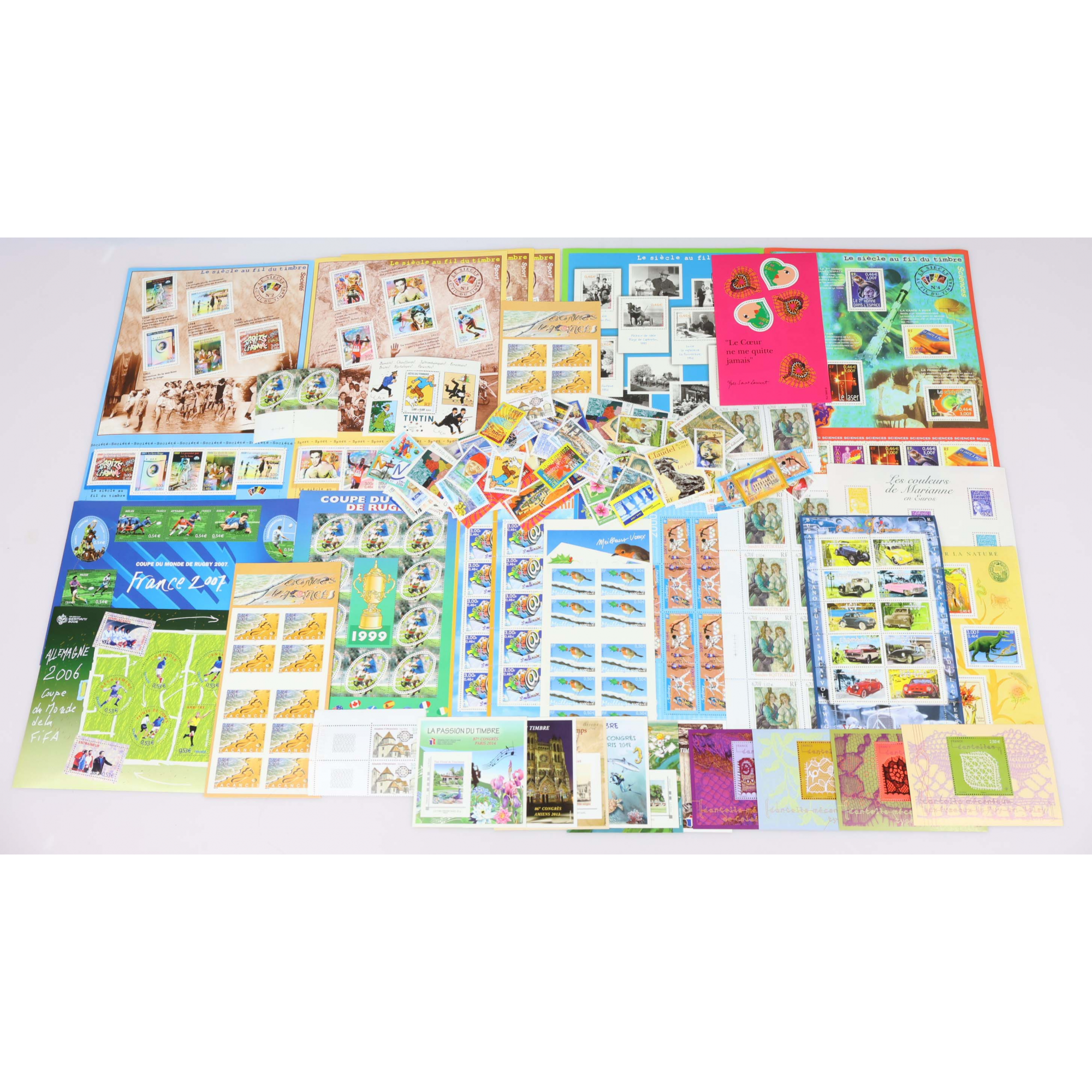 LOT DE TIMBRES NEUFS DE FRANCE EN EUROS AFFRANCHISSEMENT / COLLECTION + CNEP