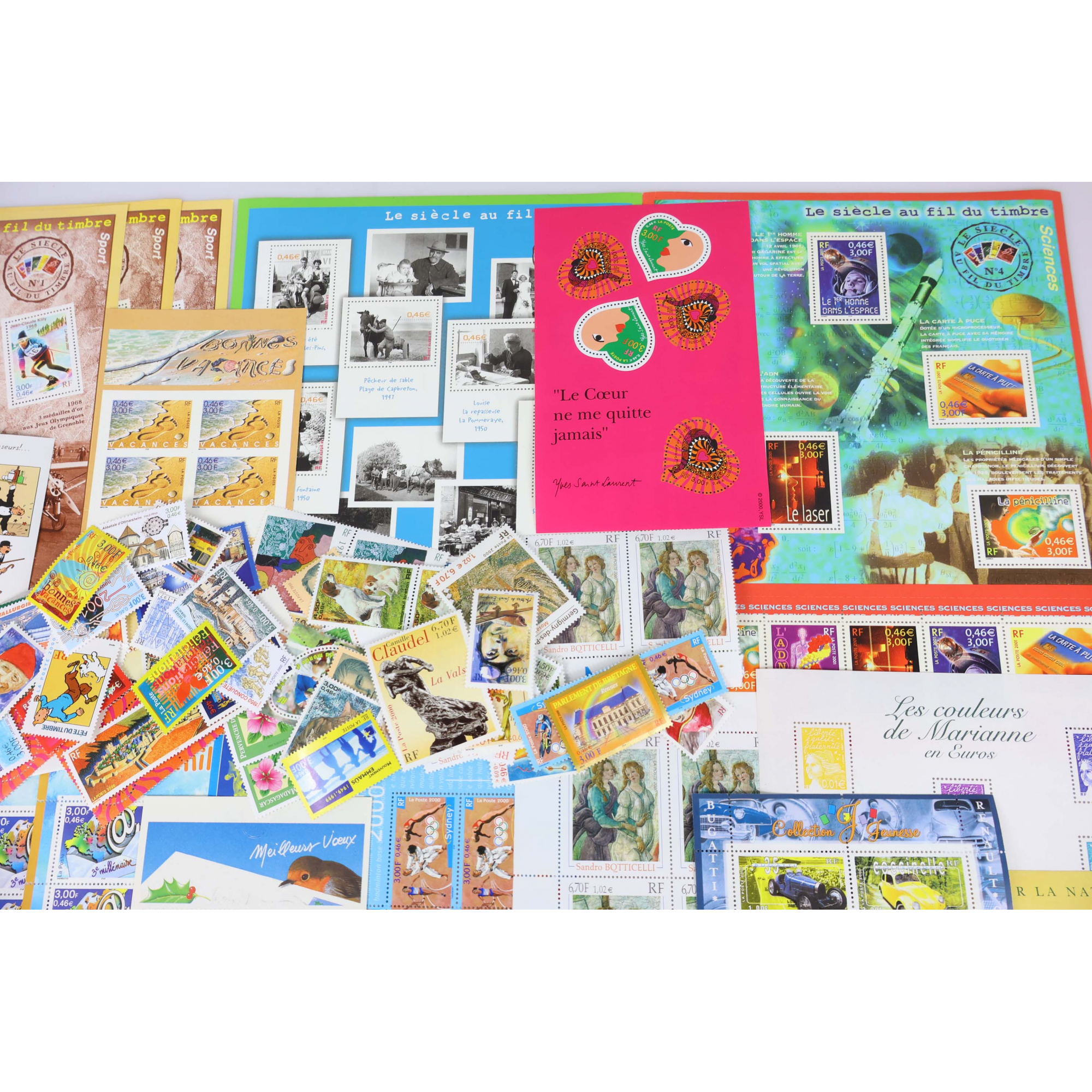 LOT DE TIMBRES NEUFS DE FRANCE EN EUROS AFFRANCHISSEMENT / COLLECTION + CNEP