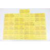 LOT DE 25 CARNETS DE FRANCE AUTOCOLLANTS DE 2.3 FRANCS FACIALE 575 FRANCS