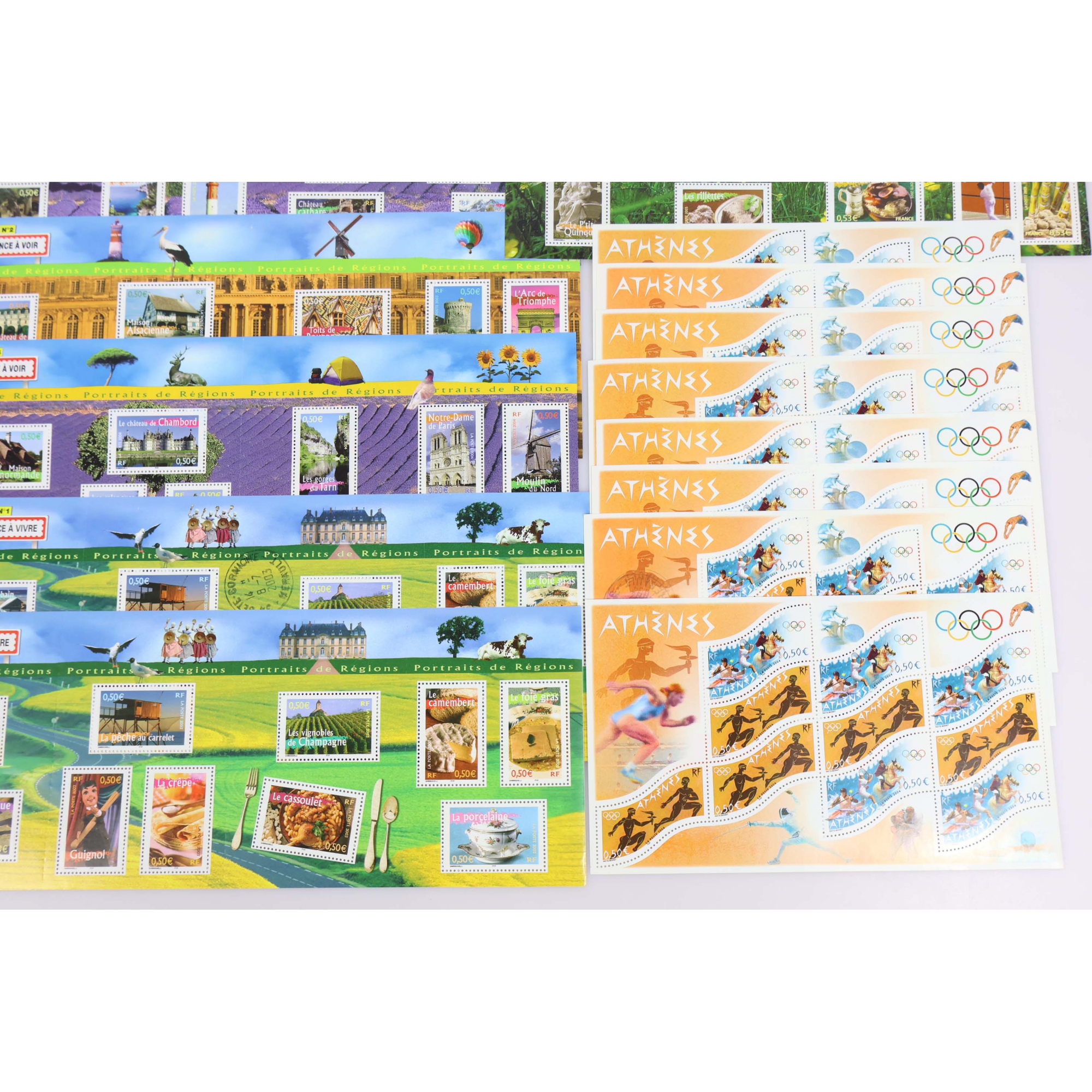 LOT DE 40 BLOCS DE TIMBRES-POSTE A 5€ IDÉAL POUR AFFRANCHISSEMENT FACIALE 200€