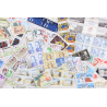 LOT DE TIMBRES EN FRANCS TOUTE VALEUR FACIALE 605 FRANCS, PROBLÈMES D'HUMIDITÉ