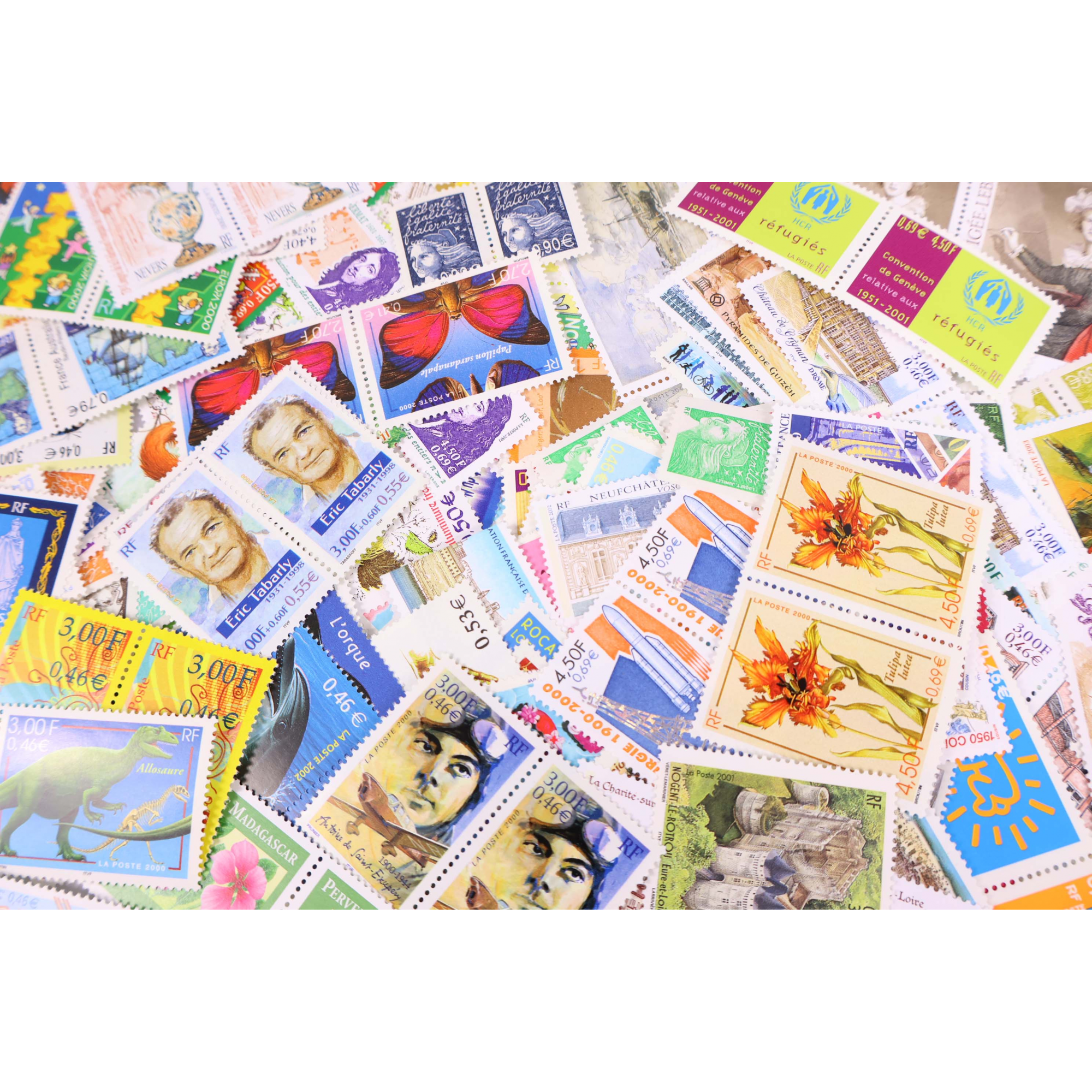 LOT DE TIMBRES NEUFS** EN EUROS POUR AFFRANCHIR TIMBRES PAR PAIRES FACIALE 238€