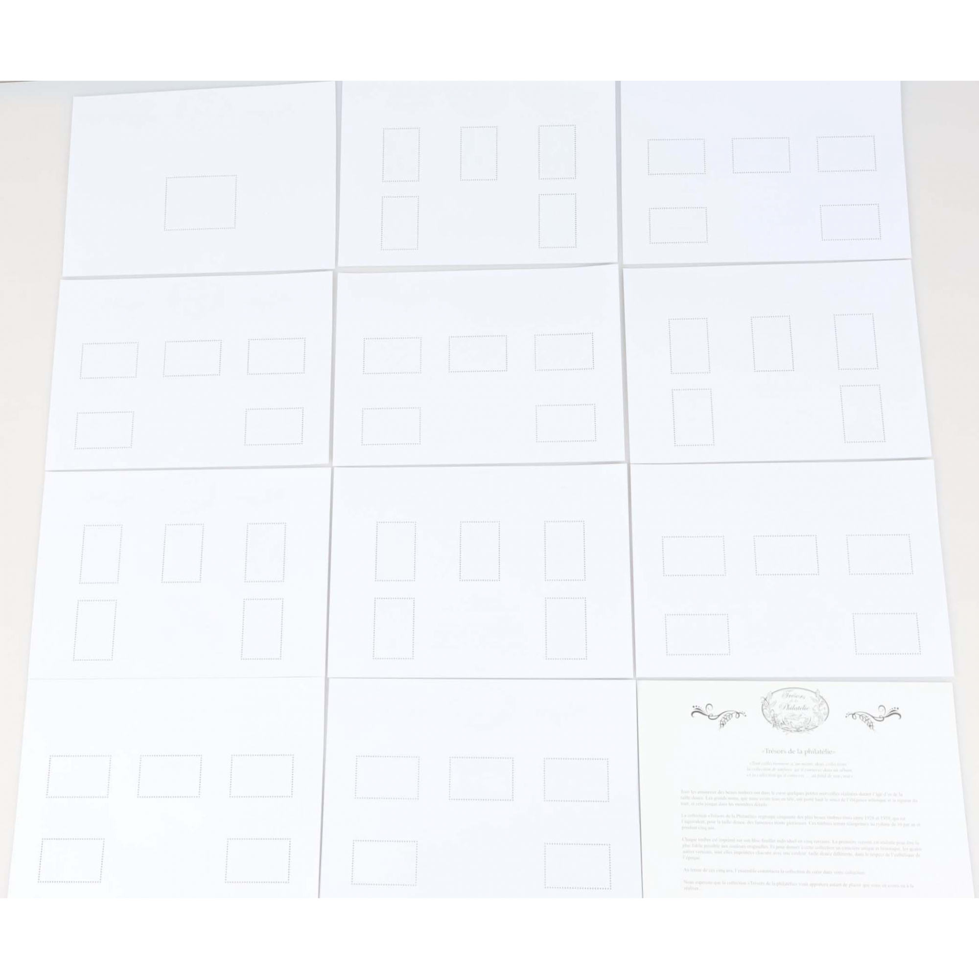 SÉRIE COMPLÈTE TRÉSORS DE LA PHILATELIE ANNÉE 2016 NEUFS**, BS21 À BS30 + BS30A