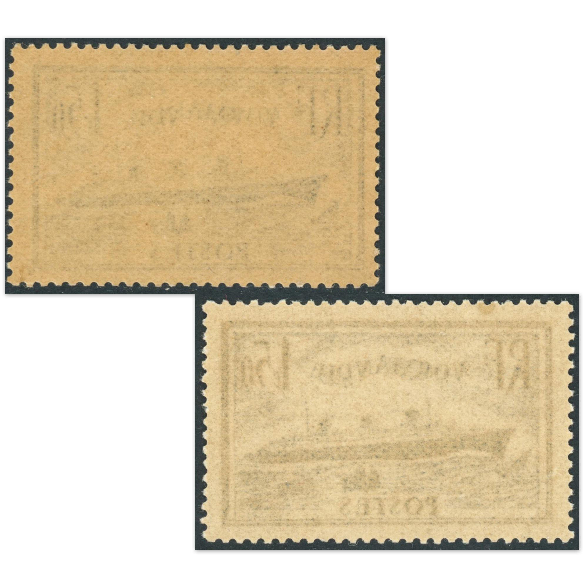 FRANCE, TIMBRES N° 299 ET 300 "NORMANDIE" NEUFS SANS CHARNIÈRE, ANNÉES 1935-36