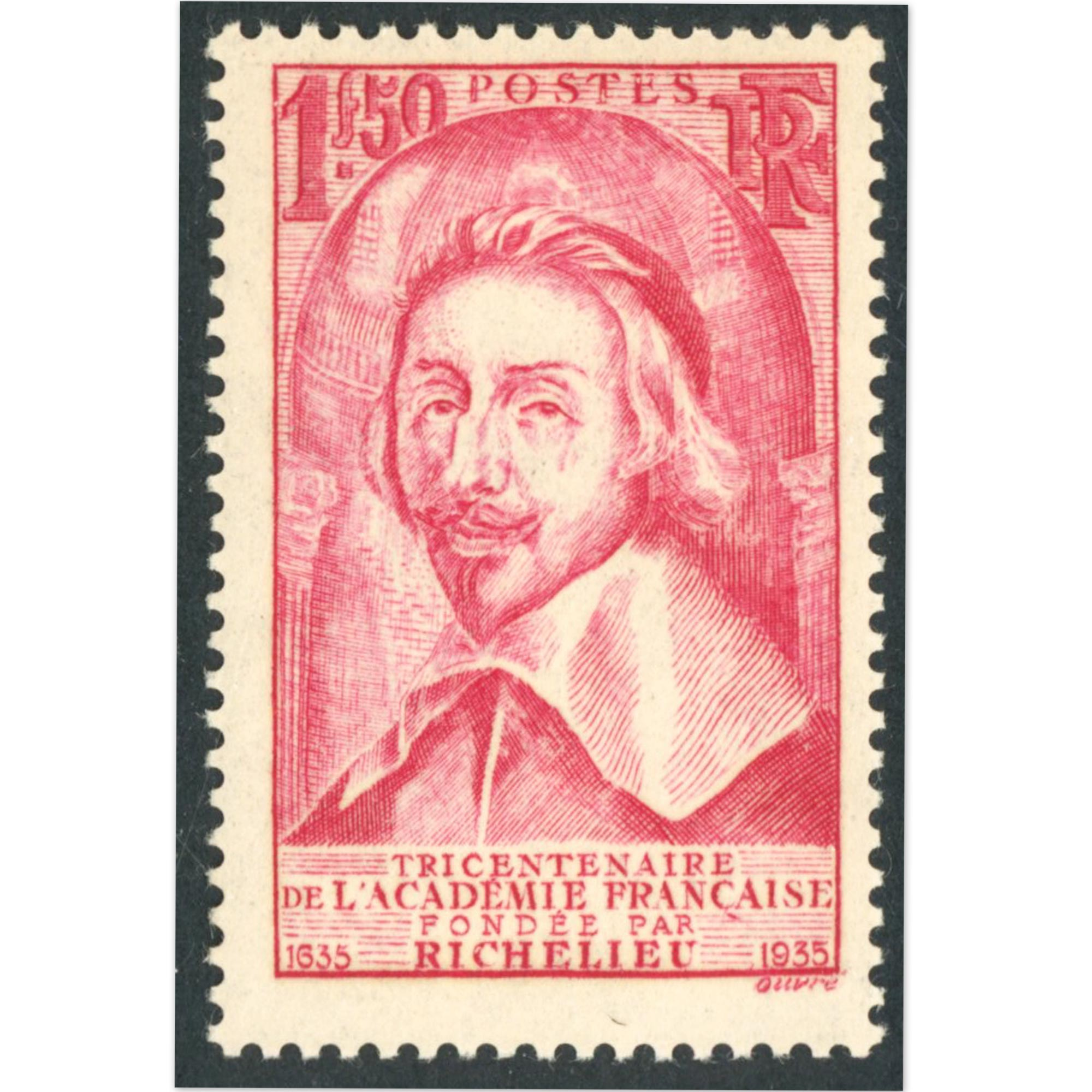 FRANCE, TIMBRE N° 305 "CARDINAL DE RICHELIEU" NEUF** - COTE 95 EUROS - 1935